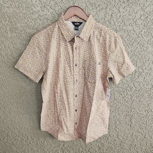 NWT Billabong Chase Short Sleeve Button-Up Shirt
